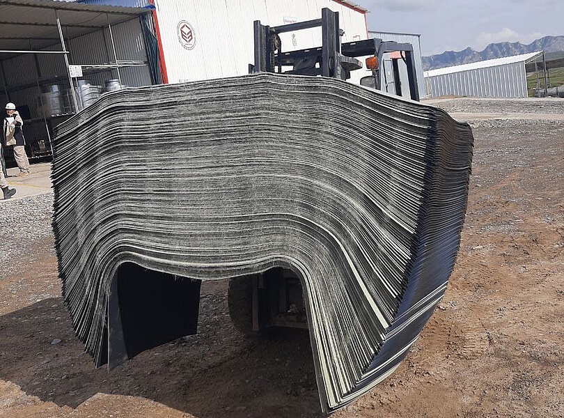 Скальные листы для строительства Байсунского ГПЗ